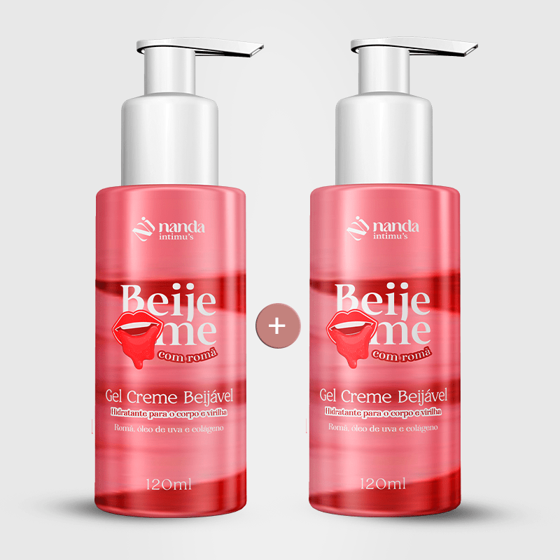 Kit com 2 Beije Me - Gel Beijável Nanda Intimus