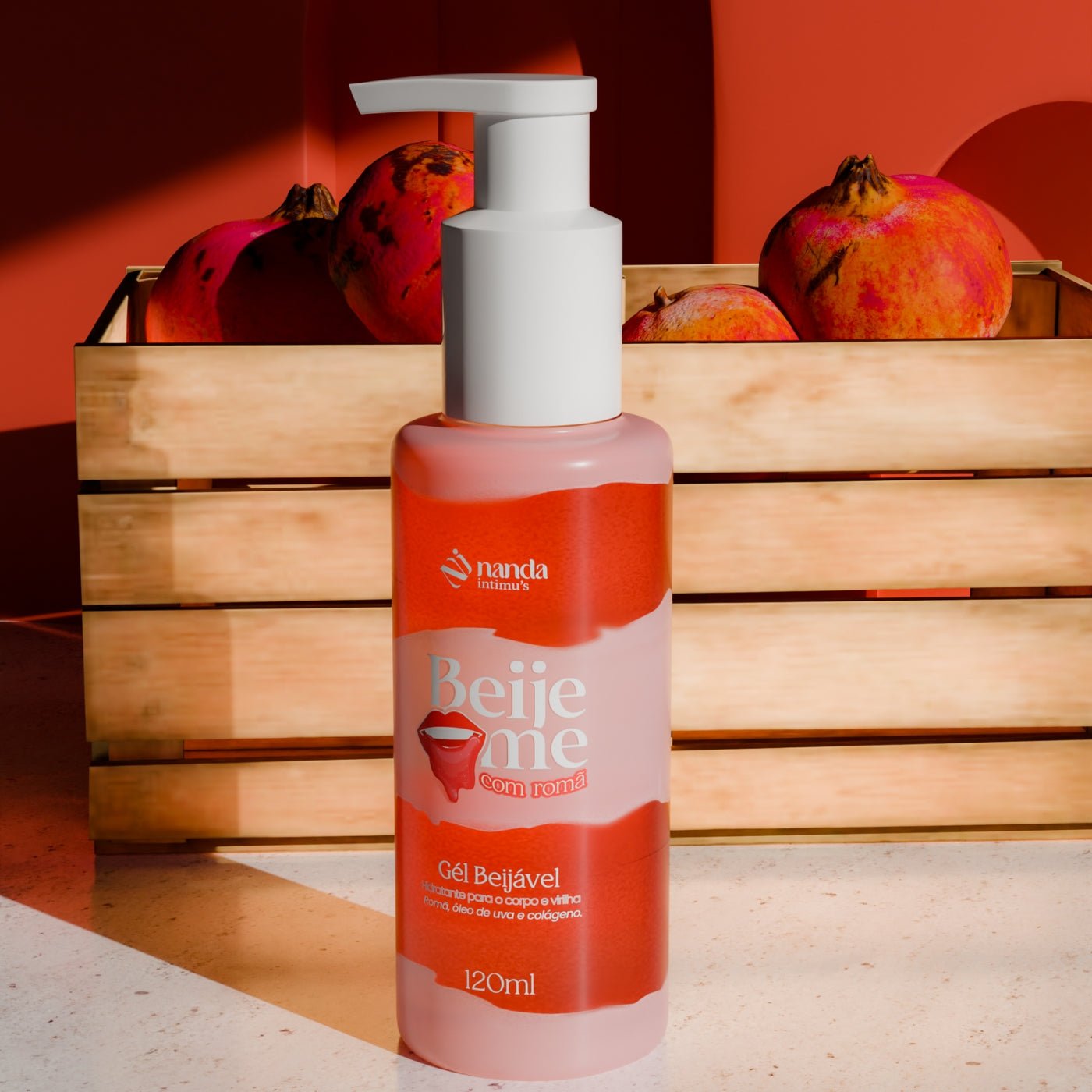 Kit com 2 Beije Me - Gel Beijável Nanda Intimus