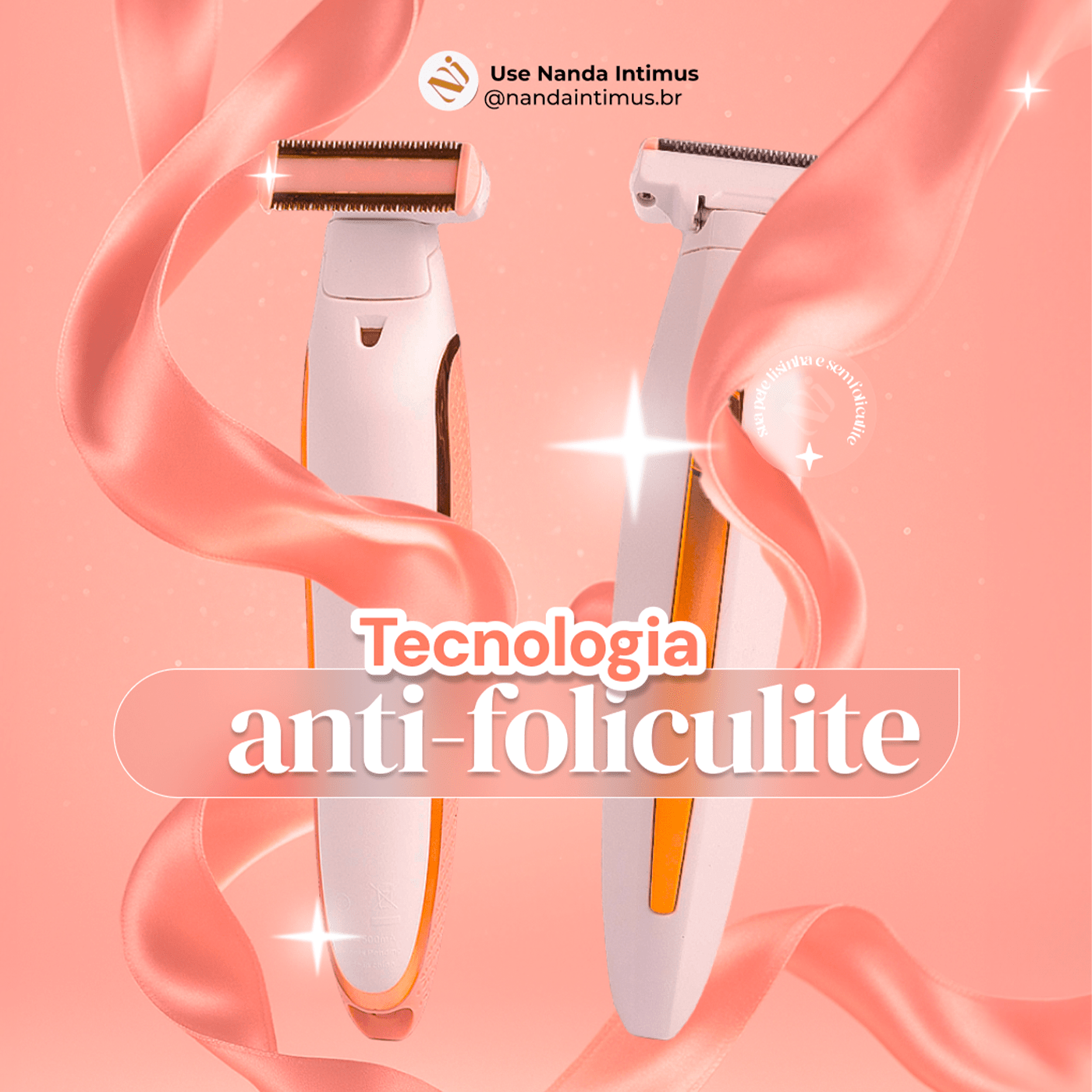 2 Depiladores Anti Foliculite Nanda Intimus